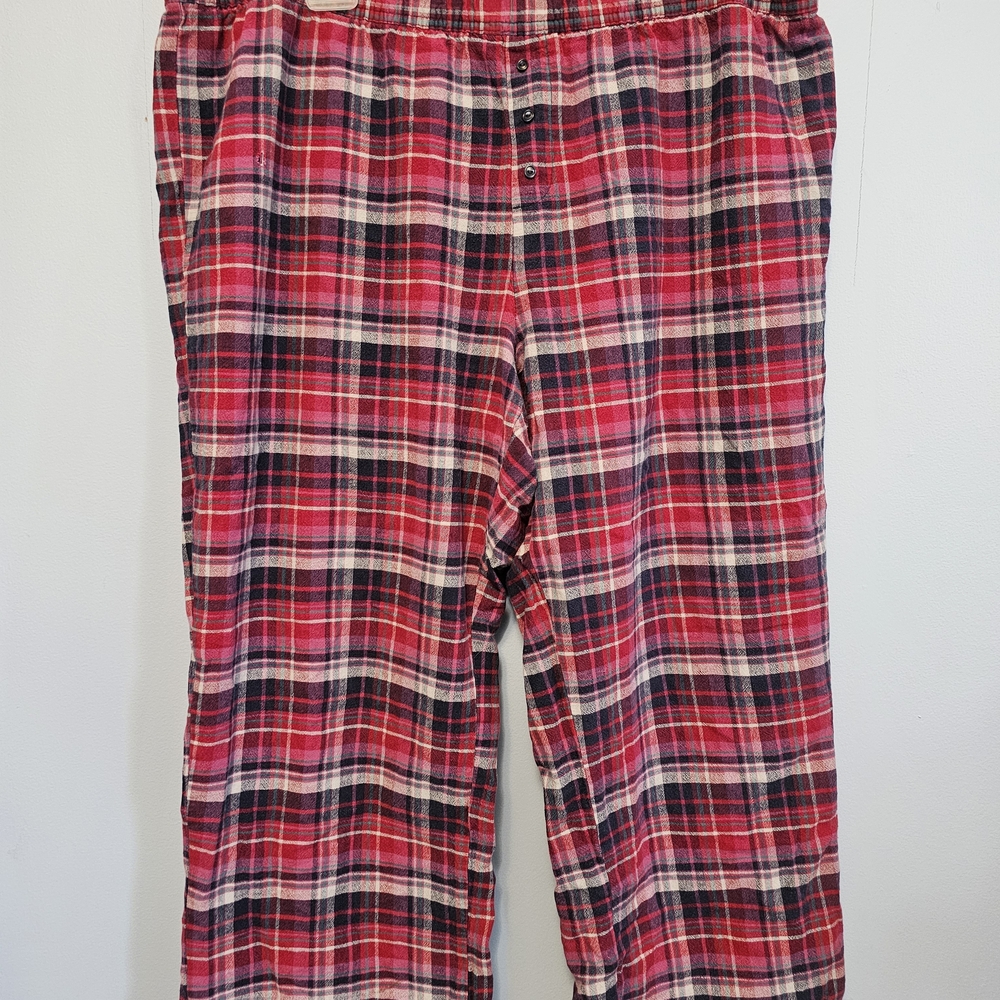 George Red Plaid Pajama Pants